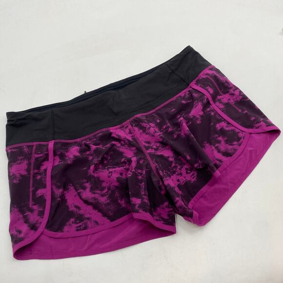 Lululemon purple speed shorts - Picture 2 of 5